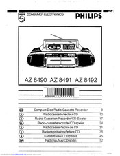 Philips AZ 8490 Operating Instructions Manual