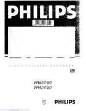 Philips VR557 Operating Instructions Manual