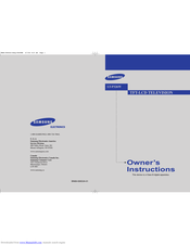 Samsung LT-P266W Owner's Instructions Manual
