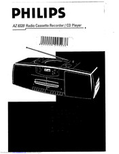 Philips AZ 8320 Operating Instructions Manual
