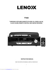 Lenoxx TT600 Instruction Manual
