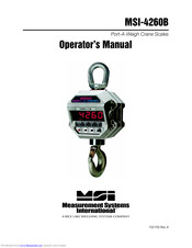 MSi MSI-4260B Operator's Manual