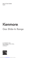 Kenmore Gas Slide-In Range Use & Care Manual