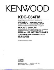 KENWOOD KDC-C64FM Instruction Manual