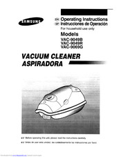 Samsung VAC-9049R Operating Instructions Manual