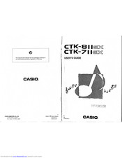 CASIO CTK-811EX User Manual