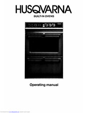 Husqvarna Built-in oven Operating Manual