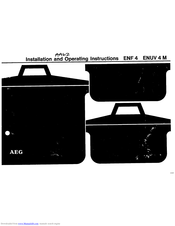 AEG ENF 4 Installation And Operating Instructions Manual