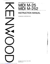 KENWOOD MIDI M-25 Instruction Manual