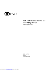 NCR 7156 Service Manual