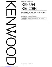 KENWOOD KE-2060 Instruction Manual