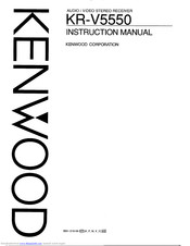 KENWOOD KR-V5550 Instruction Manaul