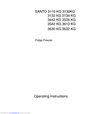 AEG Santo 3442KG Operating Instructions Manual