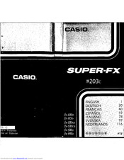 CASIO fx-991D User Manual