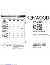 KENWOOD XD-828 Instruction Manual