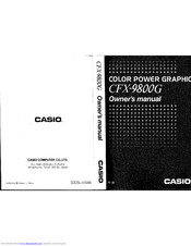 CASIO CFX-9800G Owner's Manual