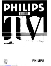 Philips Matchline 25PT817A Handbook
