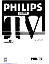 Philips Matchline 25PT817A Handbook