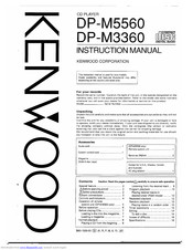 KENWOOD DP-M5560 Instruction Manual