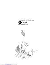 Hyd-Mech P 225 Use And Maintenance Manual