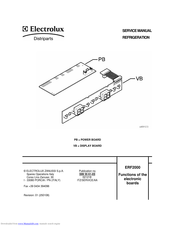 Electrolux ERF2000 Service Manual