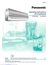 Panasonic CS-MC12DKK Operating Instructions Manual