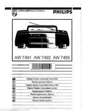 Philips AW 7495 User Manual