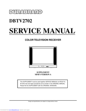 Durabrand DBTV2702 Service Manual