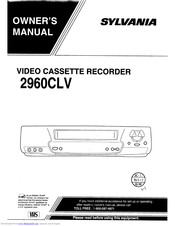 Sylvania 2960CLV Owner's Manual