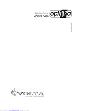 VOLTA Optiva VODVR 3416 User Manual