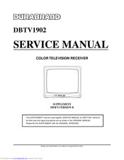 Durabrand DBTV1902 Service Manual