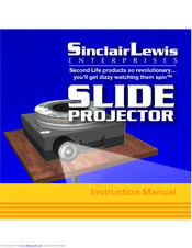 SinclairLewis slide projector Instruction Manual