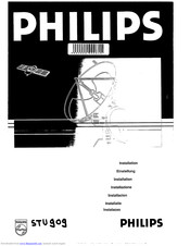 Philips STU 909 Installation Instructions Manual