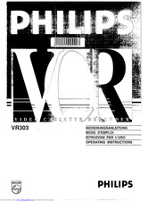 Philips VR303 Operating Instructions Manual