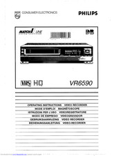 Philips MatchLine VR6590 Operating Instructions Manual