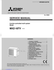 Mitsubishi Electric MXZ-18TV Service Manual