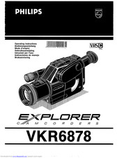 Philips Explorer VKR6878 Operating Instructions Manual