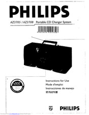 Philips AZ3705 Instructions For Use Manual