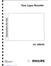 Philips LTC3906/50 Instructions For Use Manual