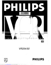 Philips VR254/50 Operating Instructions Manual