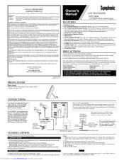 Symphonic STL1504 Owner's Manual