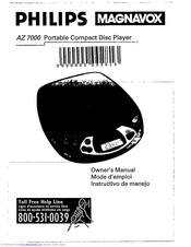 Magnavox AZ 7000 Owner's Manual
