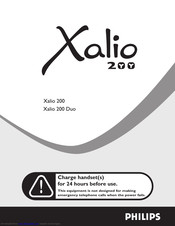 Philips Xalio 200 User Manual