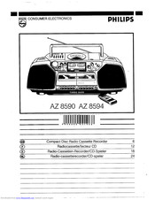 Philips AZ 8594 Operating Instructions Manual