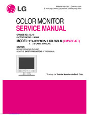 LG FLATRON LCD 568LM Service Manual