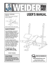 Weider PRO PC3 WEBE63990 User Manual