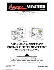 Surge Master SMDK5000E Operator's Manual