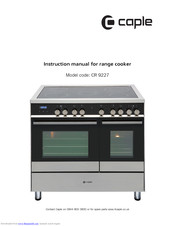Caple CR 9227 Instruction Manual