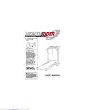Healthrider A90 HRTL19981 User Manual