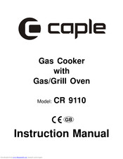 Caple CR 9110 Instruction Manual